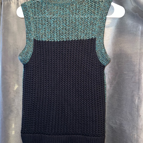Rag & Bone Carmen Knit Blue Sweater Vest Tank - Picture 3 of 5